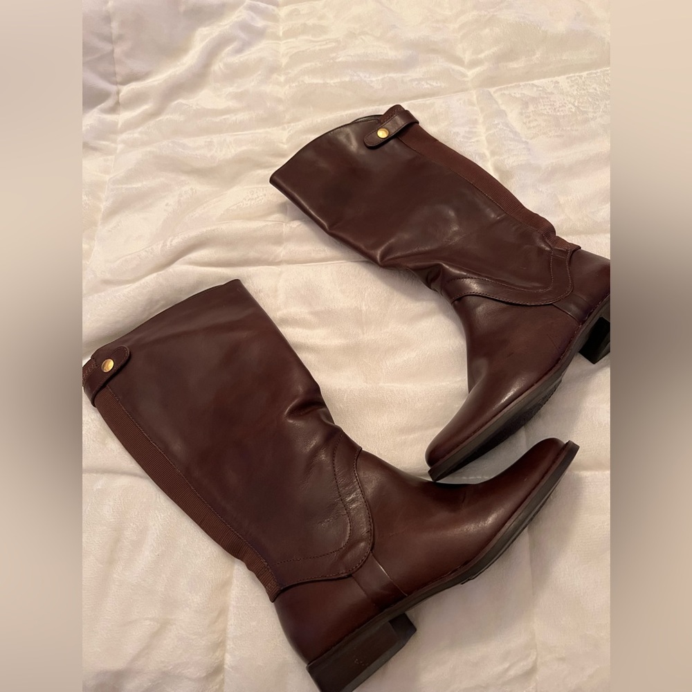 Steven size 7.5 brown riding boots never worn